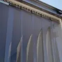 2MM Thickness PVC Strip Curtains, 8 Inches wide strips, Curtain for doors, 7 Feet Height, Transparent (Size:7ft X 4ft)    