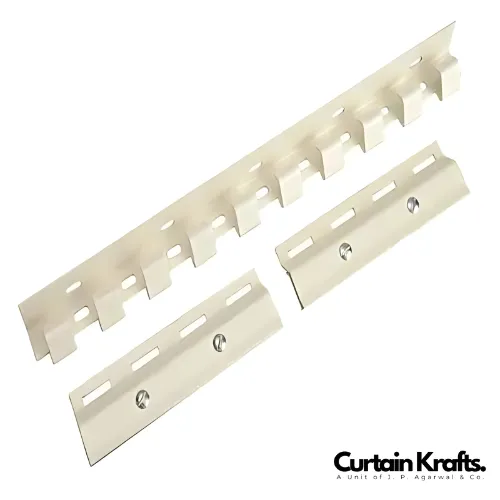 Mounting Hardware for PVC Strip Curtains, Rod Brackets Set of 1, 20" Wide.